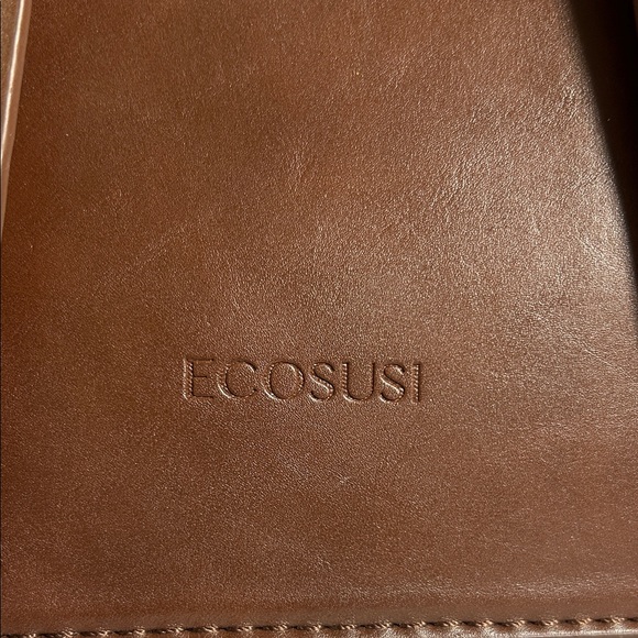 Ecosusi Women’s Brown Vegan Leather Bow Briefcase/ Laptop Bag / Backpack - Picture 3 of 12
